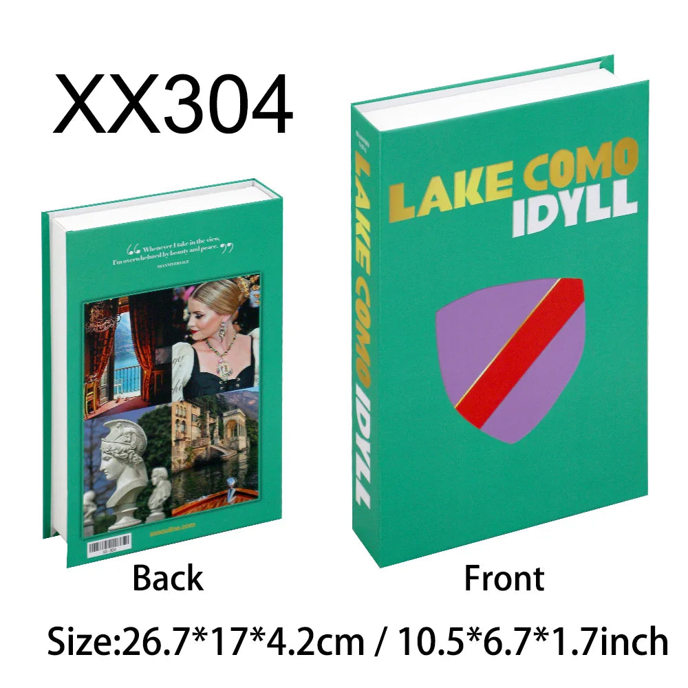 Rynx | Luxury Fake Books for Decor - Elegant Living Room Coffee Table Ornaments and Remote Control Storage Box