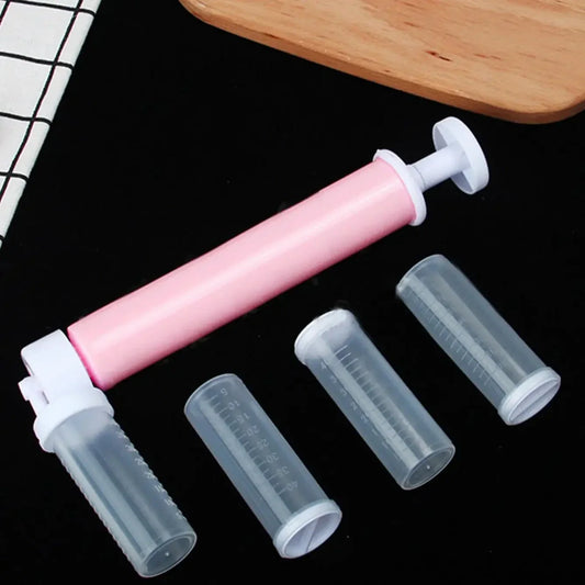 Rynx | 1 Set (5pcs) Manual Spray Guns: Cake Coloring Duster Baking Tool - Enhance Your Baking with Cake Spray Tube