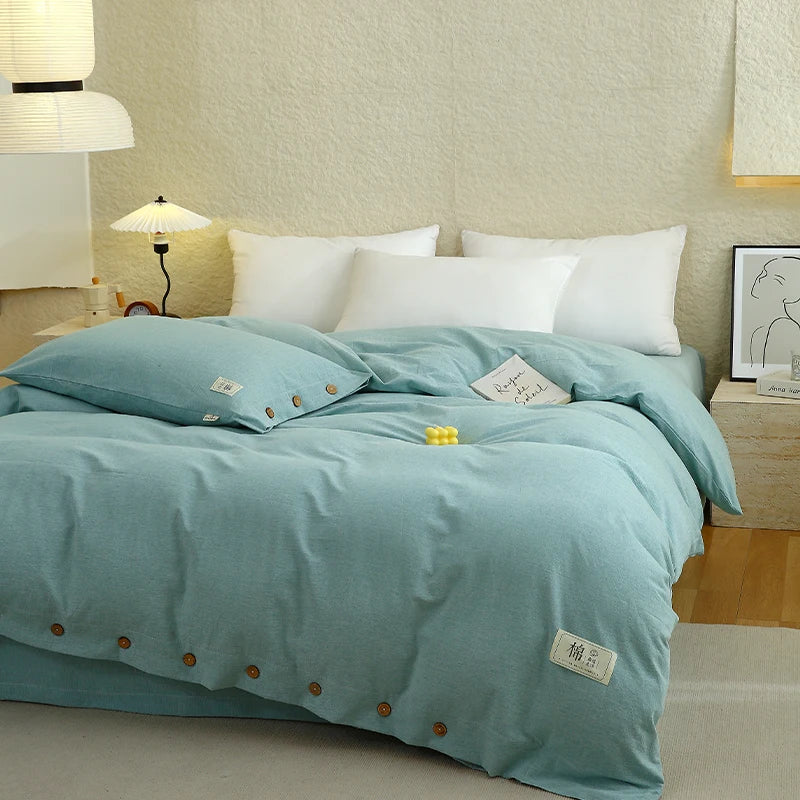 Rynx | 100% Cotton Duvet Cover Stripes Bedspread Skin-friendly Bedding Comforter Cover High-quality Duvet Cover duvet cover