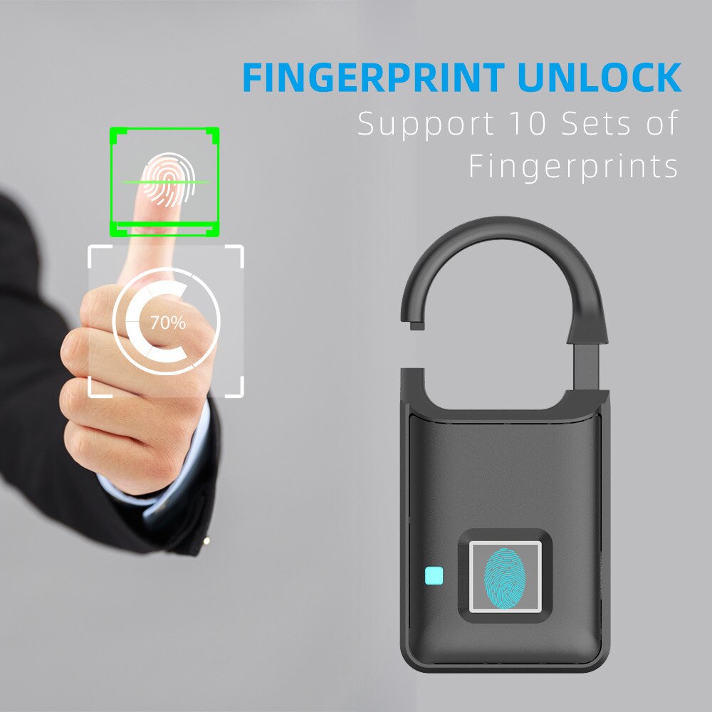Rynx | Touch Guard Smart Fingerprint Waterproof Secure Lock