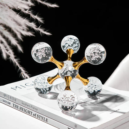 Rynx | Helix Crystal Molecule Decor