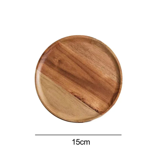 Rynx | AcaciaCraft Plate Collection | High-Quality Acacia Wood Plates | Sustainable & Stylish Table Decoration
