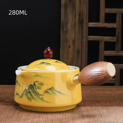 Rynx | Traditional Harmony Ceramic Rotating Teapot