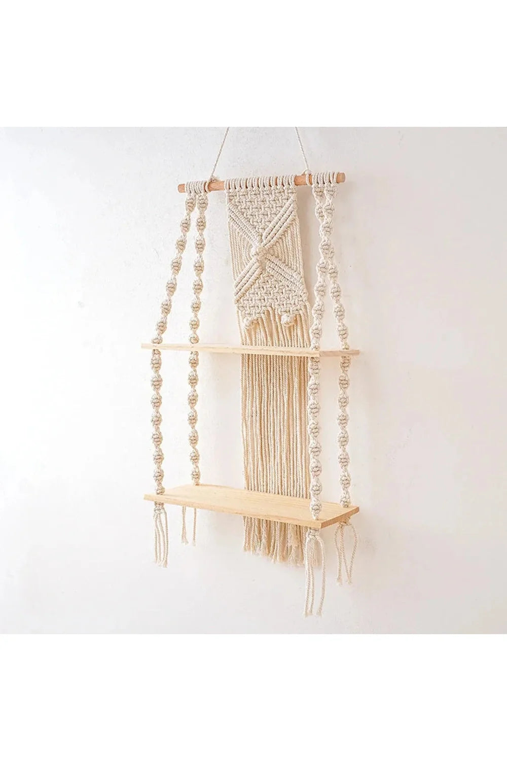 Rynx | Macrame Hanging Shelf