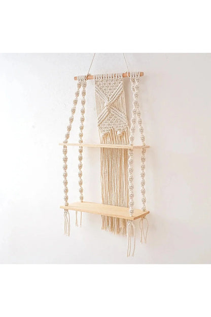 Rynx | Macrame Hanging Shelf