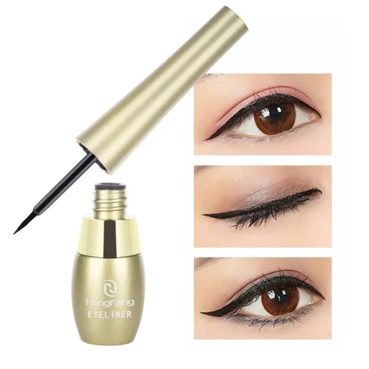 Rynx | Black quick-drying 2 in 1 waterproof eyeliner eyebrow pencil long-lasting smooth stick non-blooming eye makeup cosmetics