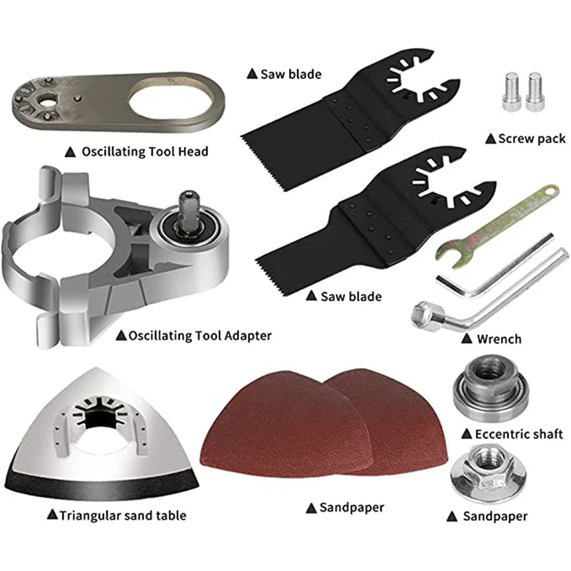 Rynx | M10 M14 Angle Grinder Conversion Universal Head Adapter - Fits 100mm 115mm 125mm Angle Grinder - For Polisher and Polishing Oscillating Tool