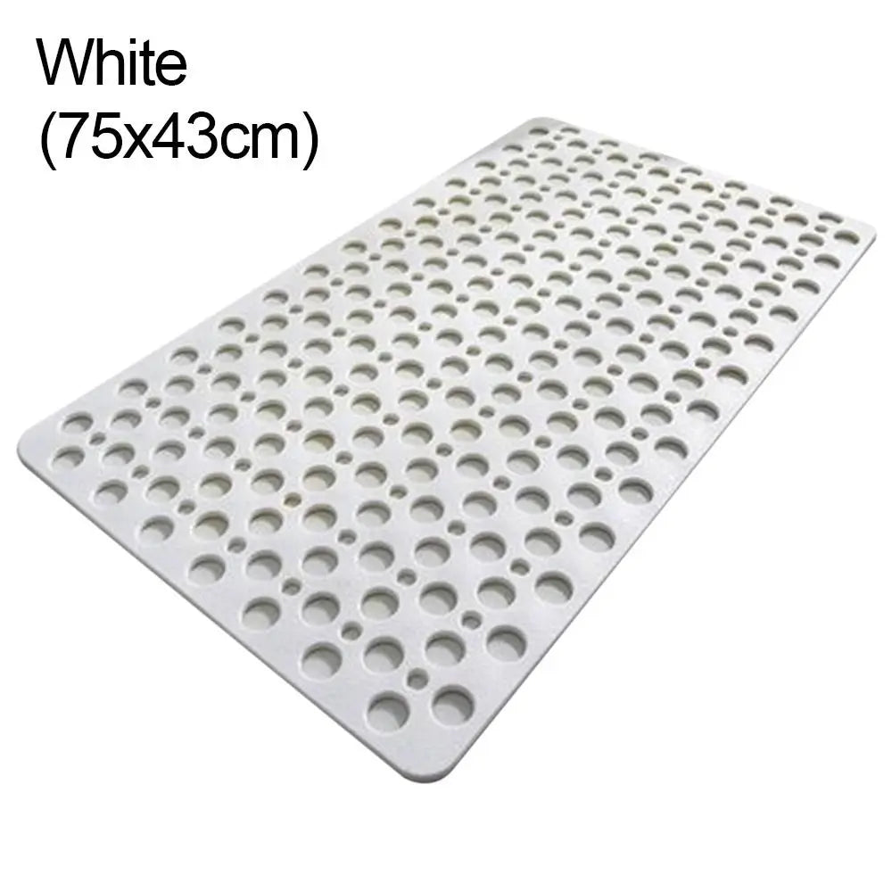Rynx | Extra Porous Large Bath Mat - Non-Slip, Strong Suction, Anti-Mold TPE Shower Mat for Kitchen and Bathroom