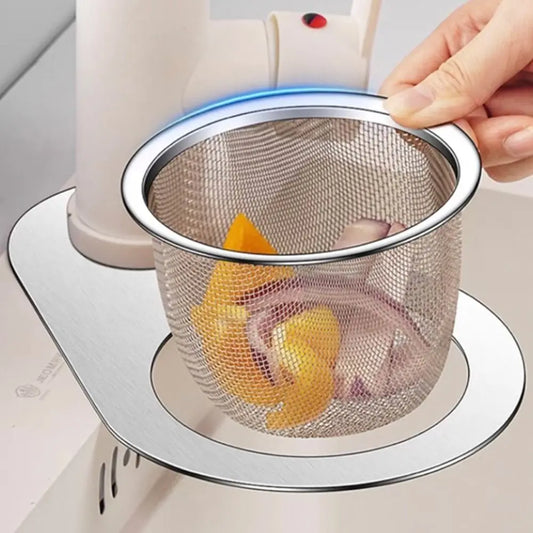 Rynx | Stainless Steel Sink Organizer Drain Basket