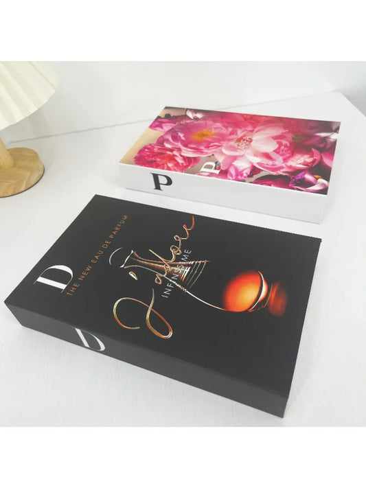 Rynx | Luxury Fake Books for Decor - Elegant Living Room Coffee Table Ornaments and Remote Control Storage Box