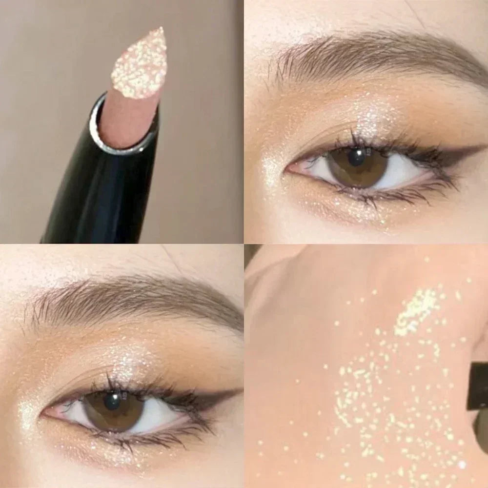 Rynx | Diamond Eyes Pencil Aegyo-sal Shiny Glitter Eyeshadow Pen Eyeliner Pearl Matte Highlight Pen Brightening Silk Worms Makeup Tool