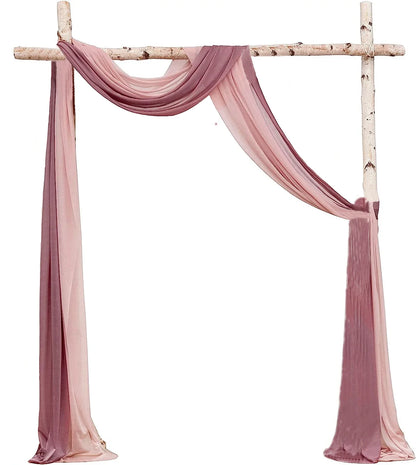 Rynx | Dusty Rose Wedding Arch Flower Decoration for Country Wedding Ceremony Floral Garland Reception Background Decoration