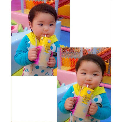 Rynx | Adjustable Toddler Juice & Milk Box Holder with Handles - Safe and Practical Self-Help Drinking Cup for Baby and Kids