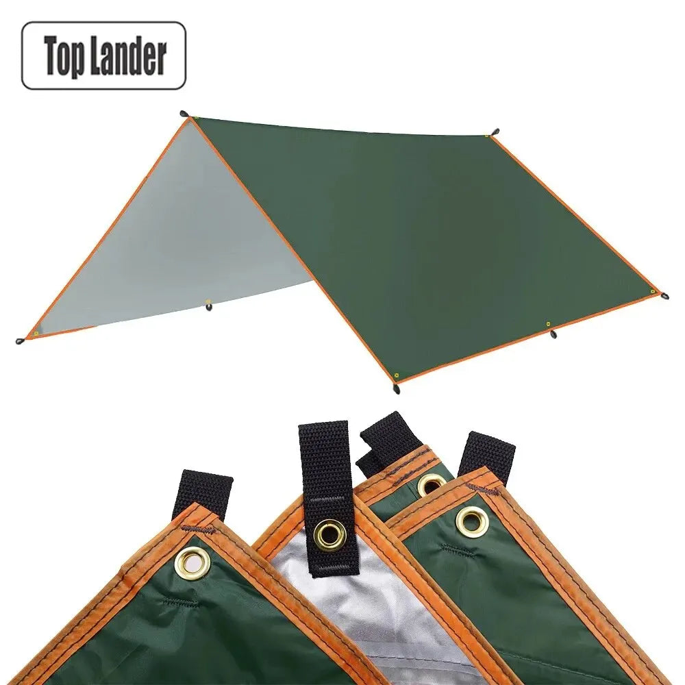 Rynx | Waterproof Camping Tarp - Ultralight Outdoor Sunshade, Tent Awning, and Garden Canopy for Beach and Tourist Use