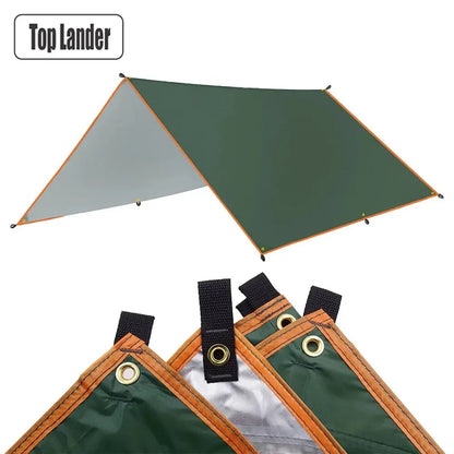 Rynx | Waterproof Camping Tarp - Ultralight Outdoor Sunshade, Tent Awning, and Garden Canopy for Beach and Tourist Use