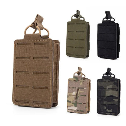 Rynx | Tactical 5.56mm Mag Pouch – Single Magazine Open-Top MOLLE Bag for M4, M14, M16, AR-15 Rifle Magazines