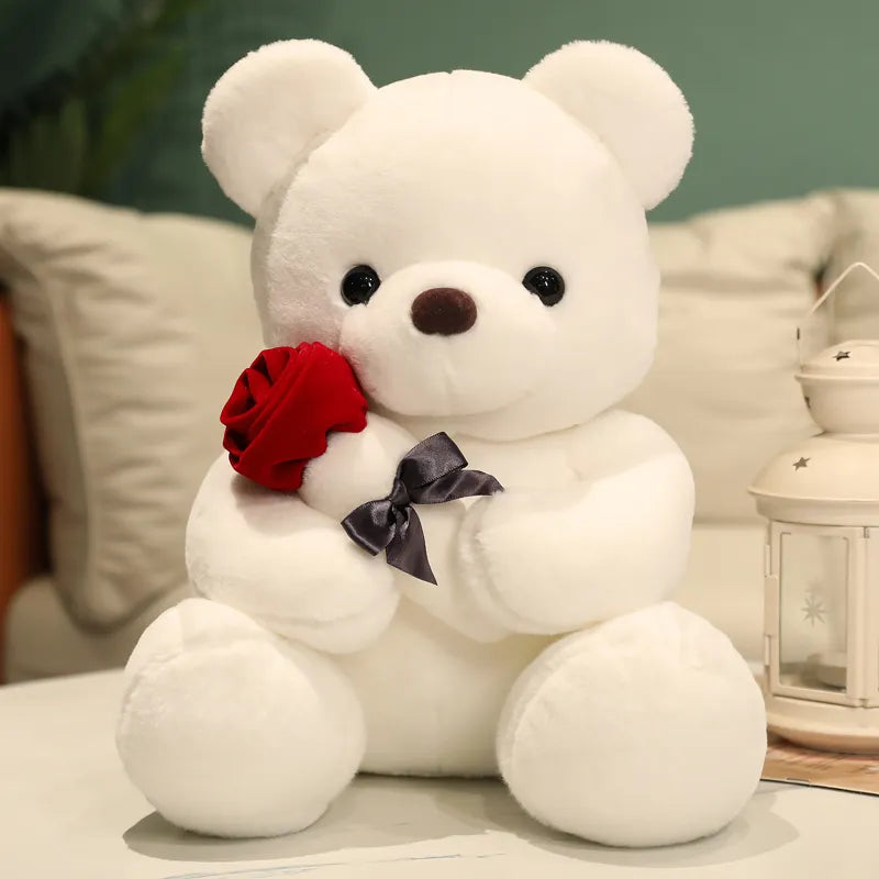 RYNX | Enchanting Rose Teddy Bear – A Plush Gift Of Love And Comfort – Gift For Valentine'S Day