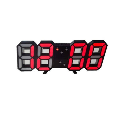 RYNX | 3D LED Wall Clock | Modern Digital Clock | Dimmable LED Light | Stylish Wall Decor