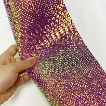 Rynx | Iridescent Dragon Scale Leather for enchanting DIY creations