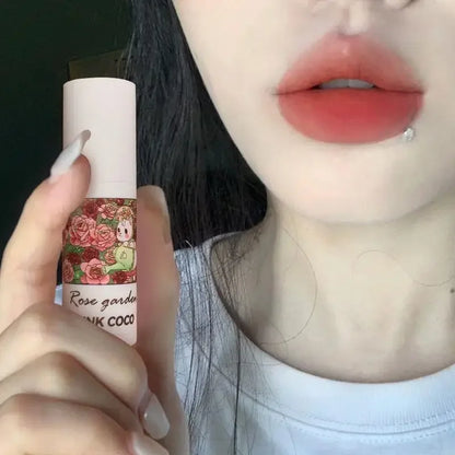 Rynx | Rose Garden Matte Muse Lip Mud Liquid Lipstick Waterproof Nude Lip Gloss Long-lasting Non-sticky Cup Sexy Women Lip Gloss Cosmetics
