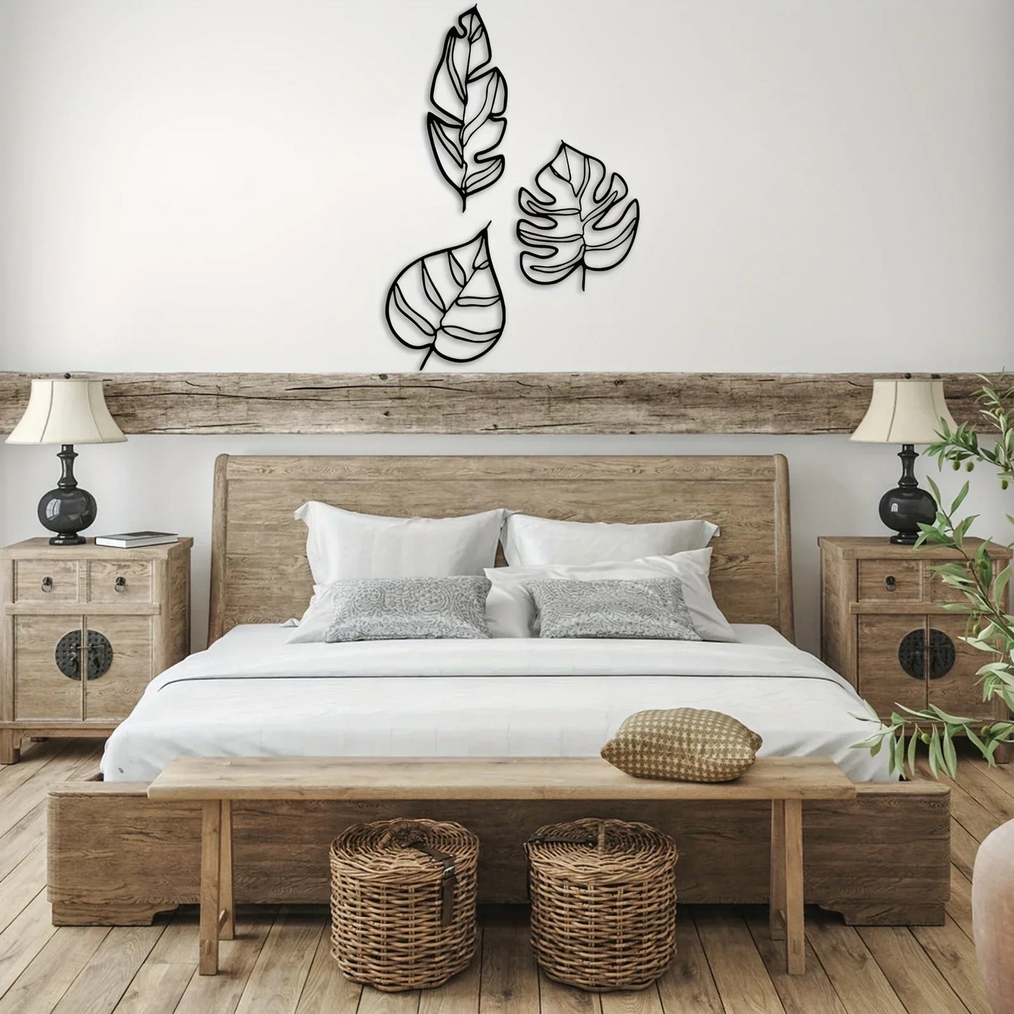 Rynx | Botanical Leaves Metal Wall Decoration