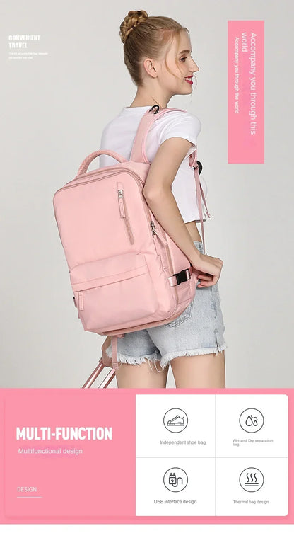 Rynx | Travel Carry-On Backpack with Shoe Compartment