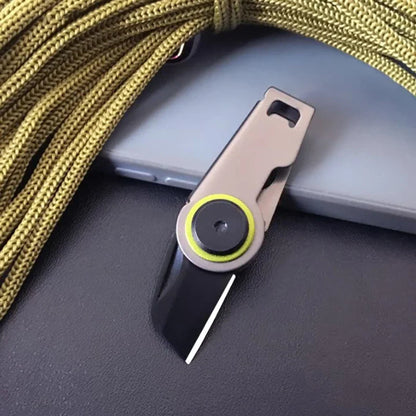 Rynx | NEW Vintage Mini Utility Knife - Zipper EDC Gadget for Unpacking Boxes, Keychain Pendant Pocket Knife, Outdoor Survival Tool