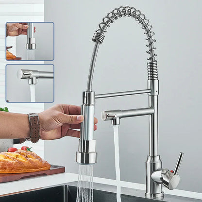 RYNX | Nickelflex – Kitchen Faucet With 360° Swivel Function