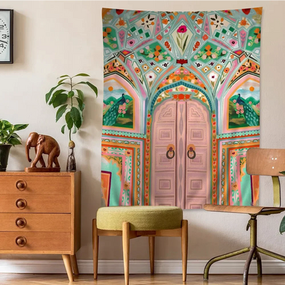 Rynx | Peacock Palace Wall Tapestry