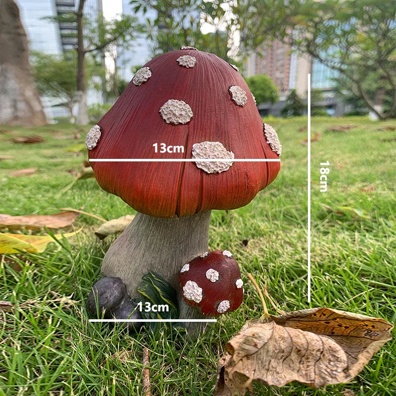 Rynx | Creative Mushrooms Outdoor Garden Decoration for Lawn and Kindergarten Landscaping