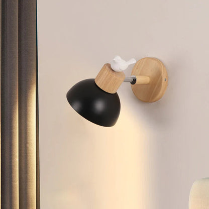 Rynx | NordicWood - LED Wall Lamp Wood Iron Lighting