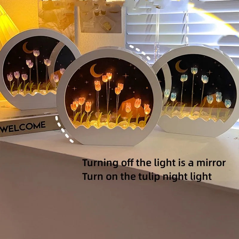 Rynx | DIY Twilight Tulips Mirror