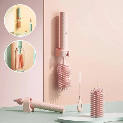Rynx | Electric Rotating Silicone Bottle Cleaner Set