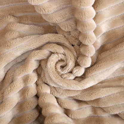 Rynx | Soft Ribbed Plush Blanket