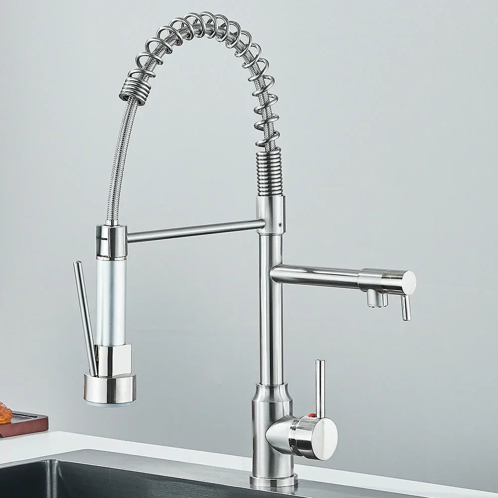 RYNX | Springflow – Kitchen Faucet With Double Outlet