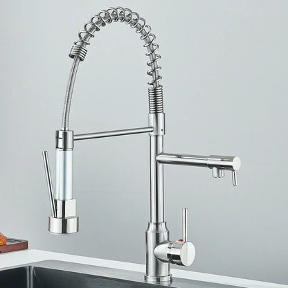 RYNX | Springflow – Kitchen Faucet With Double Outlet