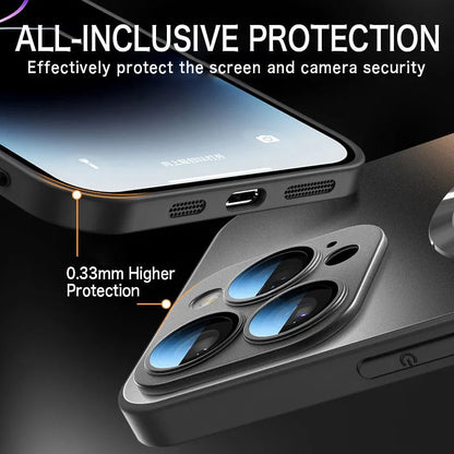 RYNX | Matte magnetic phone case made of tempered glass