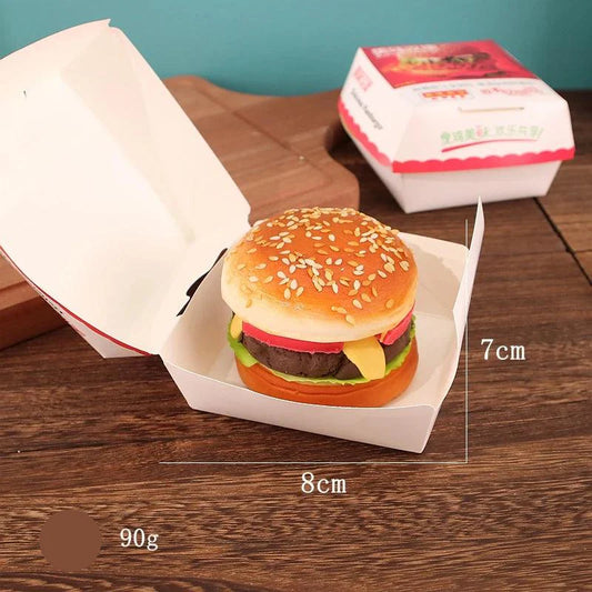 Rynx | Lifelike Jumbo Big Mac Model - Ideal for Home Decor and Photography