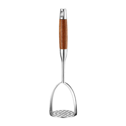 Rynx | Rvs Potato Masher - Wooden Handle - Sustainable And Efficient