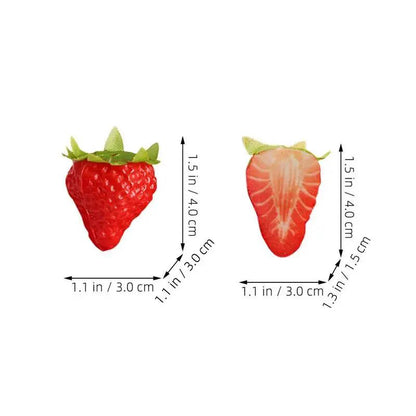 Rynx | Charming 10-piece Realistic Strawberry Home Decor and Craft Set