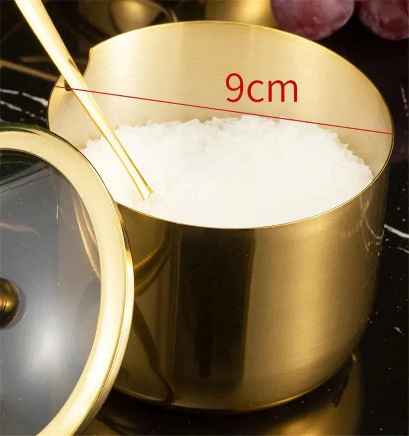 Rynx | Elegant stainless steel spice set with wasabi bowl - Ideal for hotpot, dips and more