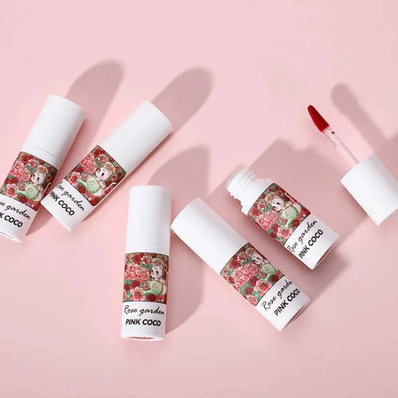 Rynx | Rose Garden Matte Muse Lip Mud Liquid Lipstick Waterproof Nude Lip Gloss Long-lasting Non-sticky Cup Sexy Women Lip Gloss Cosmetics