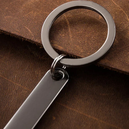 Rynx | Customized Keychain with Personalized Name and Phone Number - Perfect Gift for Boyfriend, Car Keyring Accessory