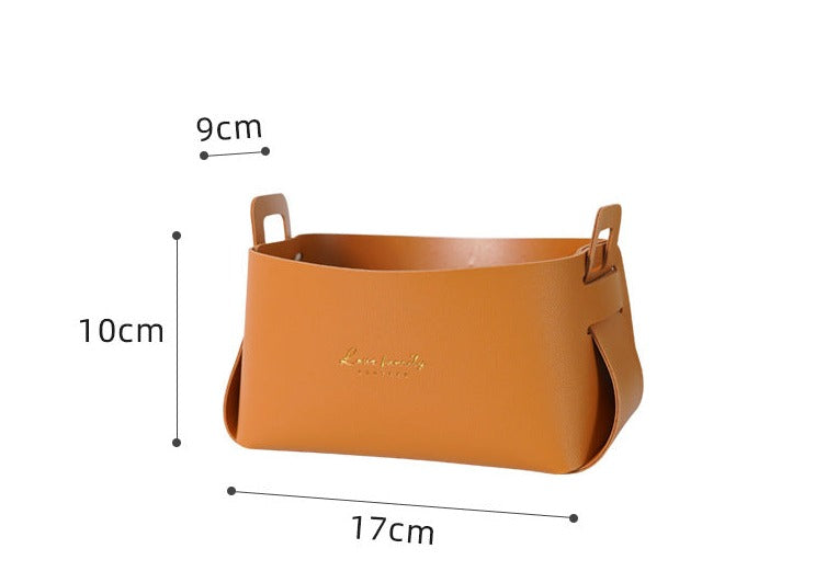 Rynx | Faux leather storage baskets