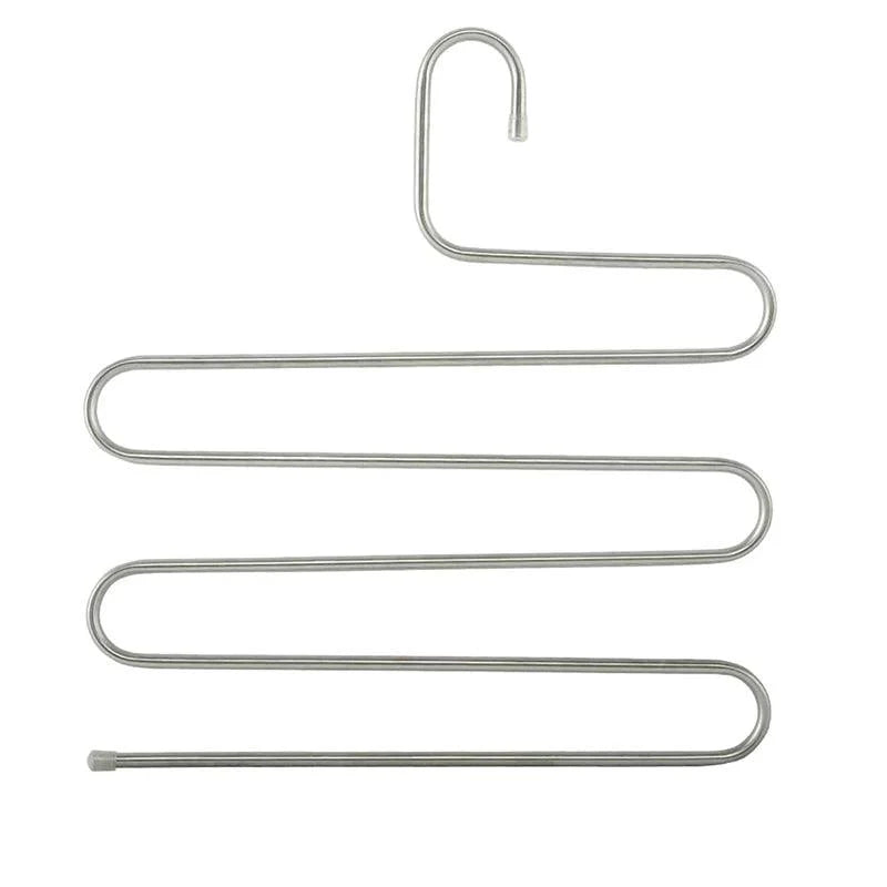 Rynx | Simplified 5-stage pants holder made of stainless steel with advanced grip technology for organizing wardrobes and bathrooms
