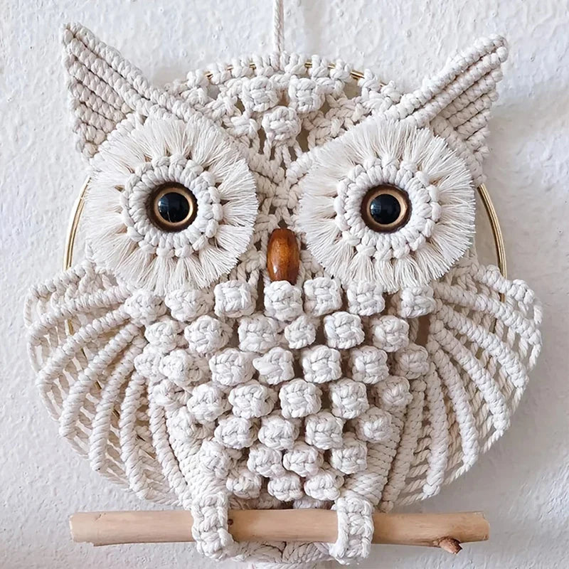 Rynx | Macramé Owl Wall Hanging