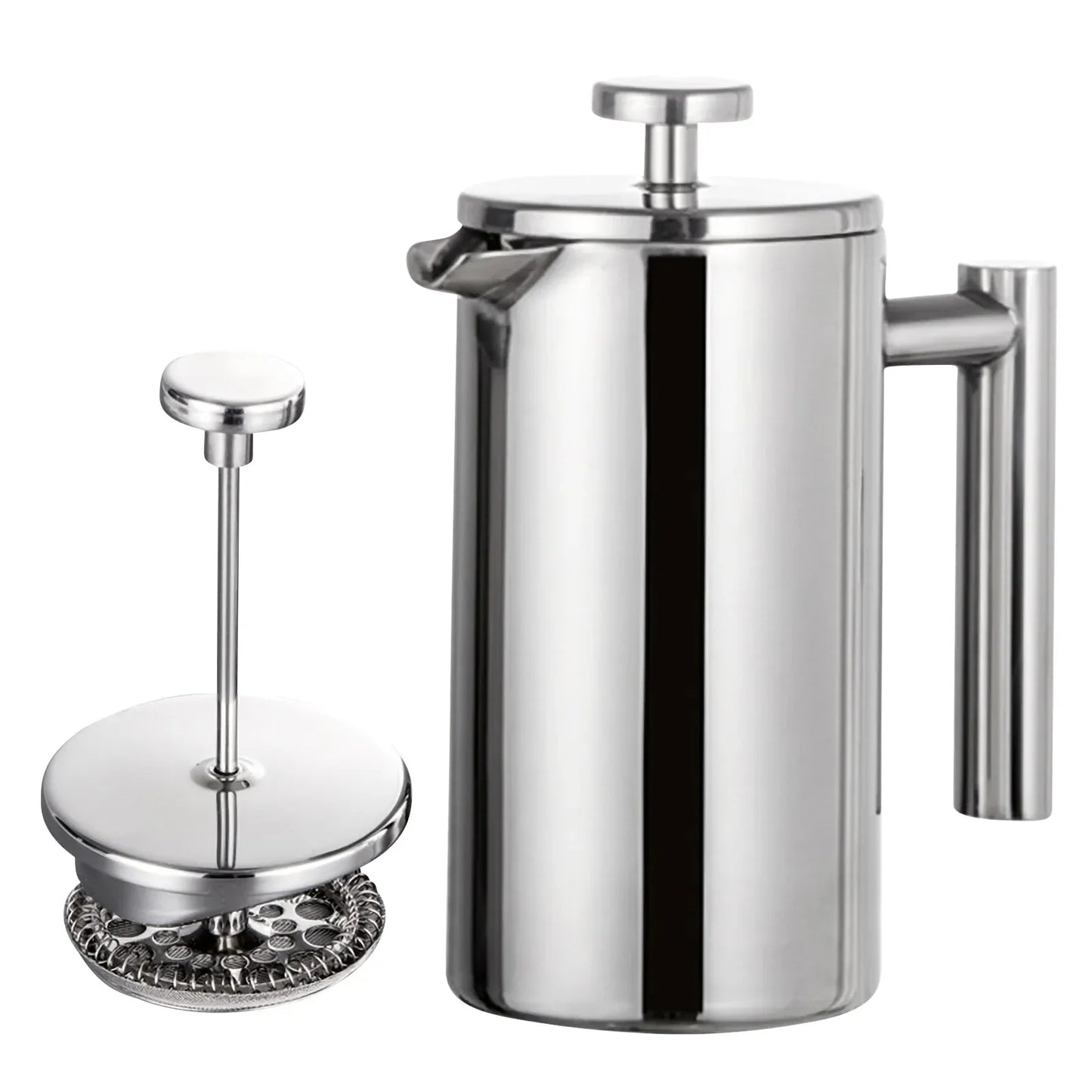 Rynx | 350ml/800ml/1000ml French Press Coffee Maker - Stainless Steel Double-Walled Insulated Coffee Pot