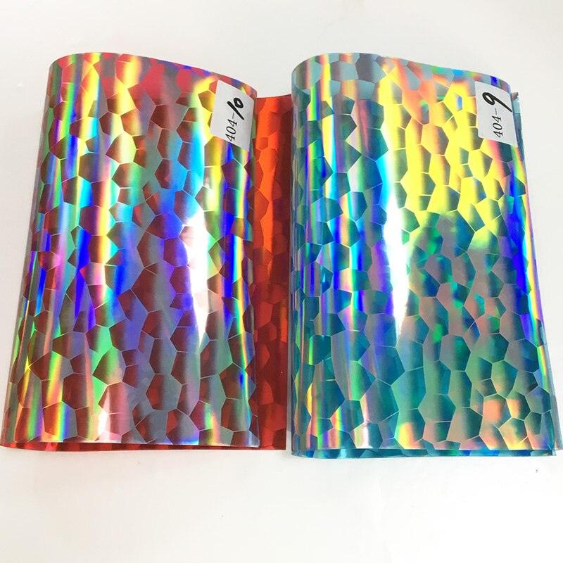Rynx | Iridescent football pattern PVC jelly vinyl fabric - Ideal for creative projects