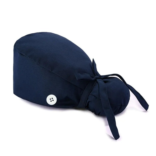 Rynx | Adjustable surgical cap with ponytail holder and buttons