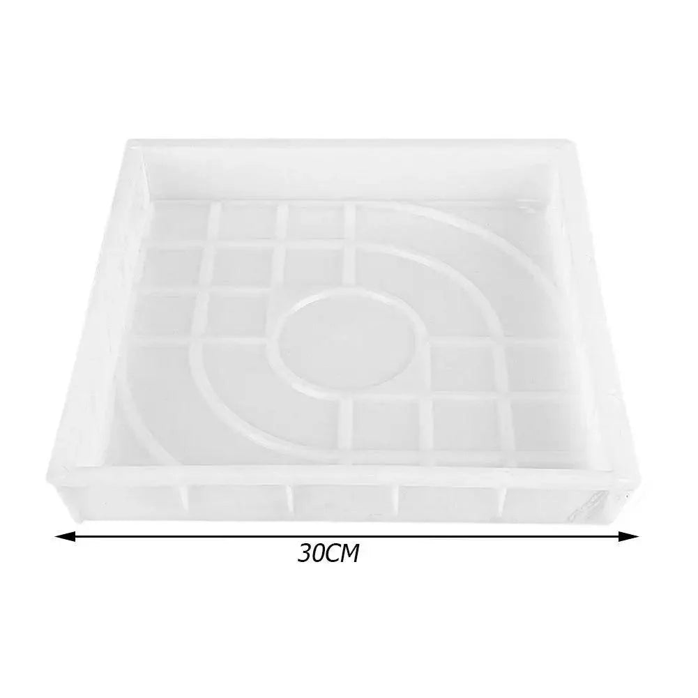 Rynx | DIY Plastic Tile Mold for Garden Paths - Heavy Cement Stepping Stone Maker